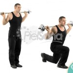 Zancada con barra (Barbell Lunge)