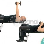 Press cerrado con mancuernas (Close Grip Dumbbell Press)