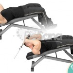 Crunch en banco declinado con polea (Decline Bench Cable Crunch)