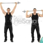 Press militar tras nuca (Military Press Behind Neck)