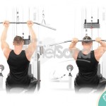 Curl de bíceps en polea alta de jalón (Pulldown Bicep Curl)