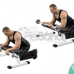 Extensión de muñeca con barra sobre banco (Reverse Barbell Wrist Curl Over Bench)