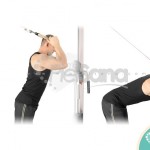 Crunch de pie en polea (Standing Cable Crunch)