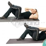 Crunch con giro en el suelo (Twisting Floor Crunch)