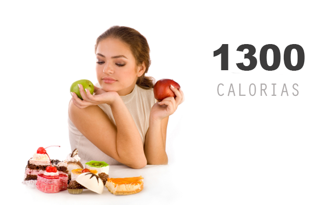 1300 calorías