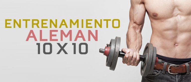 Rutina del metodo Alemán para ganar volumen 10×10