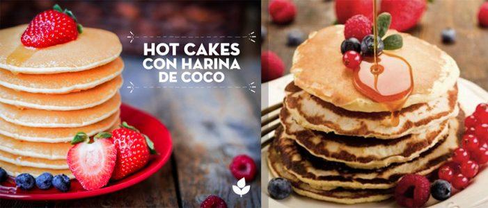Receta de Hot cakes de coco para el desayuno perfecto